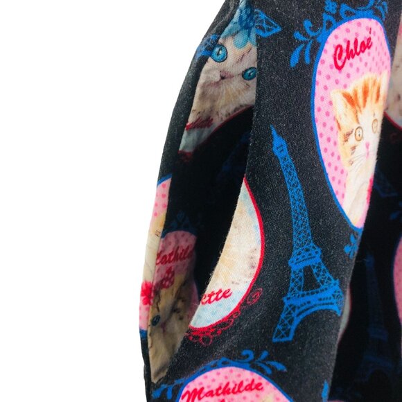 Modcloth Retrolicious Cats in Paris A Line Dress Sz Small Sleeveless - Picture 8 of 10